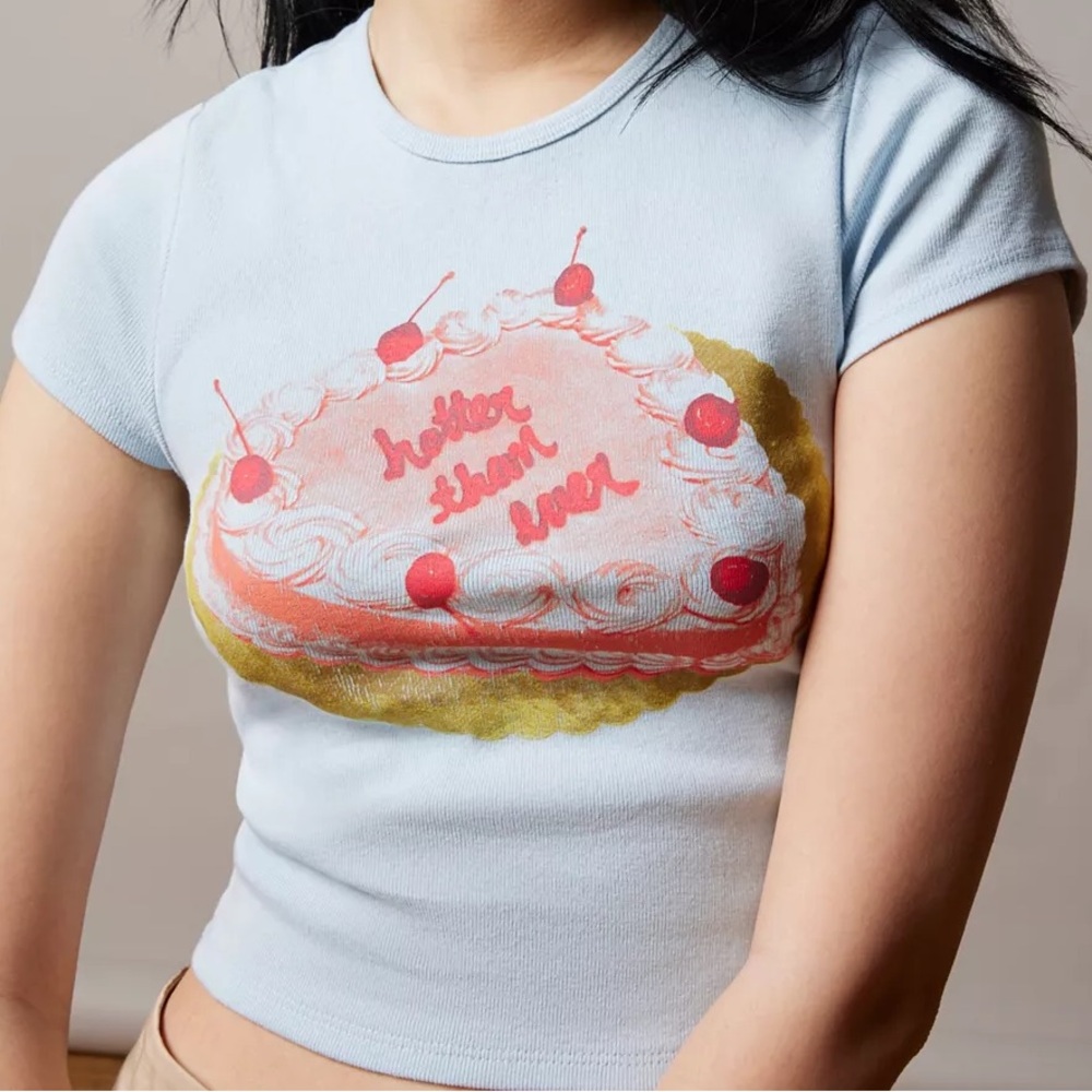 UO Hotter Than Ever Cake Baby Tee